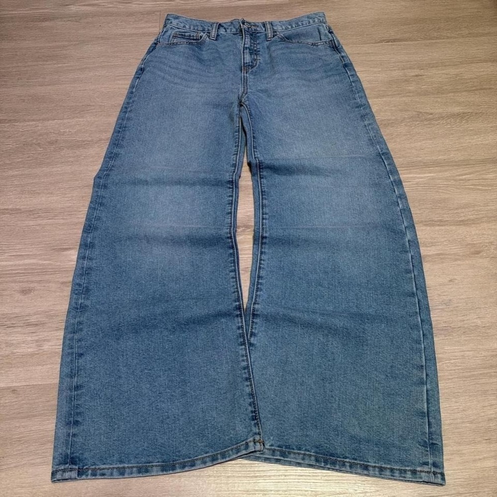 29x28 Blue Baggy Wide Leg 2000s Jeans Vintage Y2K
